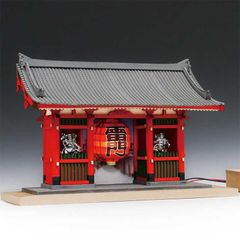 ウッディジョー 木製模型 ハーフタイプ 雷門