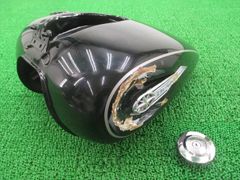 Black Yamaha Dragstar 400 Tank, Genuine Used Motorcycle Parts, VH01J, Includes Cap and Cock, Perfect for Classic Styles and Custom Materials, Wj