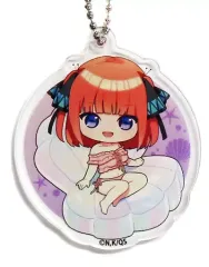 【中古】キーホルダー 中野二乃(ミニキャラ) 「五等分の花嫁∽×カラオケ まねきねこ トレーディングアクリルキーホルダー」