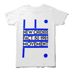 NEW ORDER 新品 正規品 バンド Tシャツ Movememt ホワイト