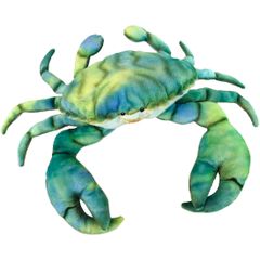 HANSA BH6095 ノコギリガザミ グリーン 35 MUD CRAB 蟹 カニ ドウマンガニ 南国 リアル ぬいぐるみ ハンサ 動物 アニマル 置物 人形 フィギュア 大きい 実物大 大型 ビッグ おすすめ かわいい おしゃれ とんぼ
