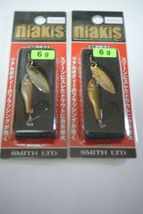 スミス　ニアキス ６ｇ NIAKIS　 6g　　2枚セット　クロキン　ワカサギ