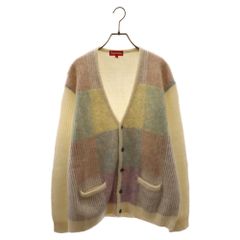 SUPREME (シュプリーム) 22SS Brushed Grid Cardigan ブラッシュドグリッド カーディガン ニット セーター マルチカラー