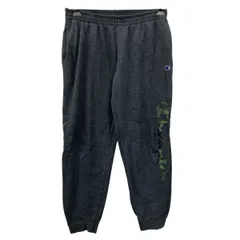 Champion スウェットパンツ XL チャコールグレー ウエストゴム チャンピオン 裏起毛 ワンポイント ボトムス 古着卸 アメリカ仕入 2509-447