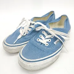 ◇ Θ VANS ヴァンズ 751505 ローカットスニーカー サイズ23 ブルー レディース E  【1409240016113】のサムネイル