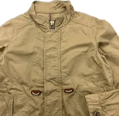 TOMMY HILFIGER ☆ ベージュ 短丈 ミリタリー コットン ジャケット レディース M アメカジ ストリート 古着 トミーヒルフィガー■S2333のサムネイル