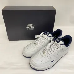【東店80-1399-2506】【店舗併売】NIKE(ナイキ) AIR FORCE 1 '07 LV8 PHOTON DUST/PHOTON DUST-OBSIDIANエアフォース1ローカット スニーカー HM9483-001 27.5cm ホワイト×ネイビー