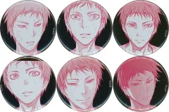 【中古】バッジ・ビンズ 全6種セット 「黒子のバスケ 15th ANNIVERSARY EXHIBITION 赤司がいっぱいキャラバッジコレクション」