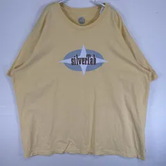 古着 リーバイス Levi's 半袖Tシャツ シルバータブ センターロゴ 大きいサイズ 2XL  イエロー プリント メンズ