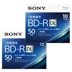 【まとめ買い】ソニー ブルーレイディスク BD-R DL 50GB 2個セット