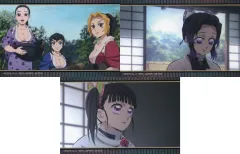 【中古】シール・ステッカー くノ一三人/しのぶ/カナヲ 名場面ステッカーアソート(3枚セット) 「一番くじ 鬼滅の刃 ～受け継ぐ者～」 H賞