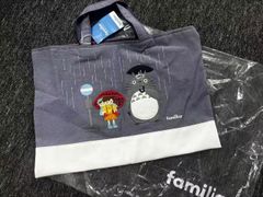 ファミリア   familiar   トトロのバス停の デニムトートバッグ