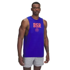 【送料無料】 アンダーアーマー メンズ Tシャツ トップス Men's Under Armour Project Rock BSR Tank Top Royal