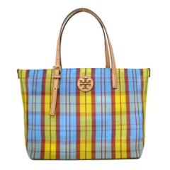 トリーバーチ トートバッグ TORY BURCH チェック柄 エマーソン ...