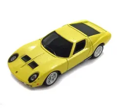 【中古】ミニカー 11.1/72 Lamborghini Miura P400(パールイエロー) 「Lamborghini Collection」 2012年 UCC THE DEEP BLACK無糖キャンペーン品