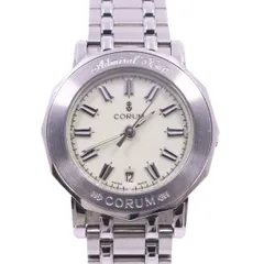 コルム アドミラルズカップ ミニ シルバー クォーツ レディース 時計 稼働 稼働 良品 CORUM アドミラルズカップ ミニ シルバー コルム