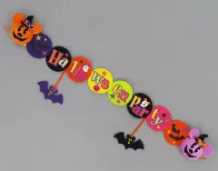 【中古】置物・装飾品 ミッキー＆ミニー ガーランド 「ディズニー・ハロウィーン」 東京ディズニーリゾート限定