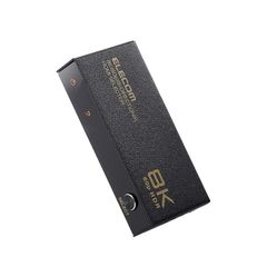 エレコム(ELECOM) HDMI切替器 8K60Hz/4K120Hz対応 双方向 【PS5/PS4/PS3/Switch/FireTVStick対応】 2入力1出力 自動/手動切替メタル筐体 ブラック DH-SW8KBD21BK