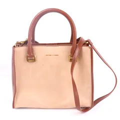 チャールズ＆キース ショルダーバッグ ハンドバッグ 2way ブランド 鞄 カバン レディース ベージュ CHARLES&KEITH 【中古】