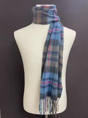 Vivienne Westwood ヴィヴィアン マフラー カシミヤ100％ ロゴ刺繍 ネイビー