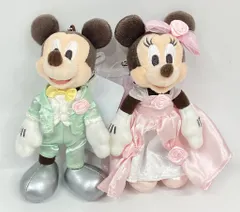 東京ディズニーリゾート ぬいぐるみバッジセット ウェディング ミッキー&ミニー