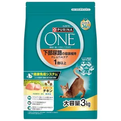 ピュリナ ワン キャット ドライ 下部尿路の健康維持Ｆ．Ｌ．Ｕ．Ｔ．Ｈ．ケア １歳以上 チキン ３ｋｇ