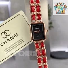 CHANEL シャネル プレミエール レディース腕時計 26.1x20mm｜スクエアデザイン×レザー｜本日限定特価新品未使用-WTO店名をご確認ください