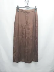 ◇ ⊂ FRAY I.D フレイ アイディー タック ワイド パンツ サイズ1 ブラウン レディース E  【1507100005496】