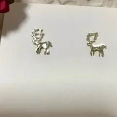 チタンピアス　トナカイ　クリスマス　可愛い