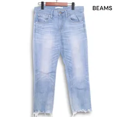 BEAMS × RED CARD ビームス レッドカード B13506 Anniversary 25th★ カットオフ デニム パンツ ジーンズ Sz.25 レディース