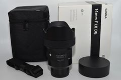 231646★ほぼ新品★SIGMA シグマ Sony Eマウント レンズ 14mm F1.8 DG HSM 単焦点 広角 星 フルサイズ Art ミラーレス 専用