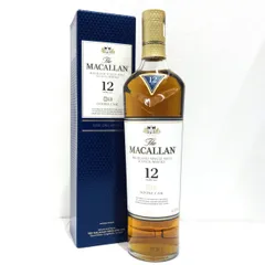 ▼The MACALLAN マッカラン 12年 ダブルカスク 700ml 40％ シングルモルト スコッチ ウイスキー 箱付 古酒▼L000831