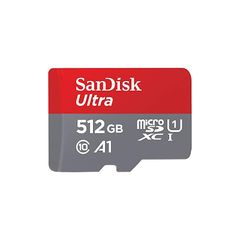 SanDisk (サンディスク) 512GB Ultra microSDXC UHS-I メモリーカード アダプター付き - 120MB/s C10 U1 フルHD A1 Micro SD カード - SDSQUA4-512G-GN6MA 1