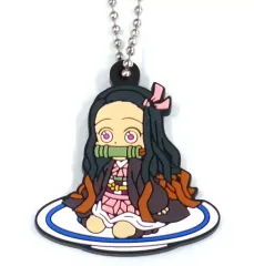 【中古】雑貨 竈門禰豆子 「無添くら寿司×鬼滅の刃 2021 ビッくらポン! ラバーアクセサリー」