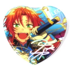 【中古】バッジ・ピンズ 月永レオ(王冠と仲間/開花後) 「あんさんぶるスターズ! 願望ホログラムハート缶バッジ Knights」 中国限定