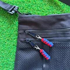 FC東京 ヴァンフォーレ甲府 パラコード ジッパータブ キーホルダー Jリーグチーム カラー zipper tab