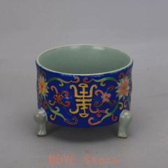 宋汝窯開片釉獅子蓋薫香炉 景徳鎮 陶磁器 装飾品 現代工芸品 美術品 置物 宋汝窯開片釉獅子蓋薫香炉 景徳鎮 陶磁器 装飾品 現代工芸品