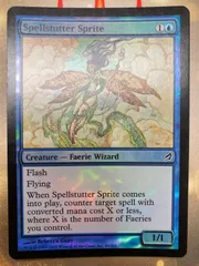 MTG 呪文詰まりのスプライト　英語　foil 初版 呪文づまりのスプライト (Spellstutter Sprite) · Jumpstart