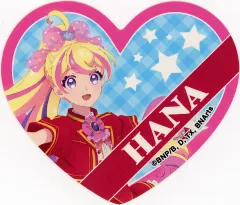 【中古】シール・ステッカー ハナ ハートステッカー 「Dream Collaboration Festival ドリコラFes. アイカツ!シリーズ＆プリティーシリーズ」