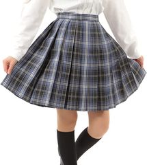 楽天市場】プリーツスカート チェック柄 丈48cm 膝上 スクール