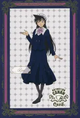 【中古】ポストカード 毛利蘭 「名探偵コナンカフェ2025 箔押しポストカード」