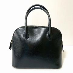 CLARE V. クレア ヴィヴィエ レザー ブラック ボストンバッグ 黒 | Mercari