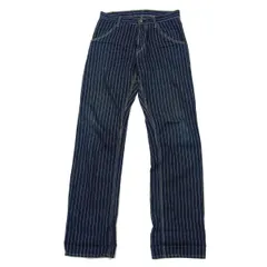 ☆倉敷天領デニム TENRYO DENIM デニムパンツ ストライプ柄 ボタンフライ 日本製 メンズ 日本製のサムネイル