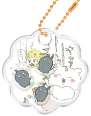 【中古】食玩 キーホルダー あのこ＆でかつよ 「ちいかわ きゃらシャカ☆チャームグミ」