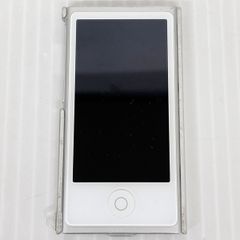 動作品 Apple 第7世代 iPod nano 16GB MD480J シルバー カバー付 Bluetooth対応 A1446 生産終了品■