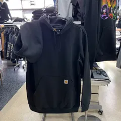 S〜XL‼️carhartt カーハート⚫︎長袖　裏起毛　パーカー　フーディ　グレー　ブラック　S M L XL