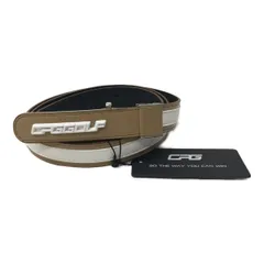 CPG GOLF - DESIGN LOGO BELT/デザインロゴベルト (ベージュ