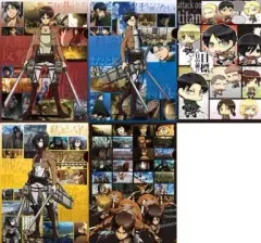 【中古】クリアファイル 全5種セット A4クリアファイル 「進撃の巨人」 ローソン 進撃の巨人キャンペーン第2弾景品