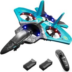 ラジコン 飛行機 グライダー おもちゃ 初心者向け バッテリー2個 360タンブリング 重力センサー 軽量 耐久性 耐衝撃性 2.4Ghzのサムネイル