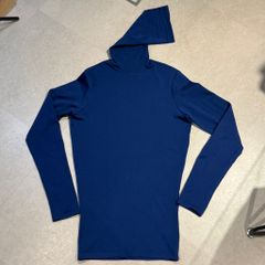 HED MAYNER ヘドメイナー Turtleneck Jersey タートルネック T61-BLU/W0 ブルー size:S 【表参道A07】